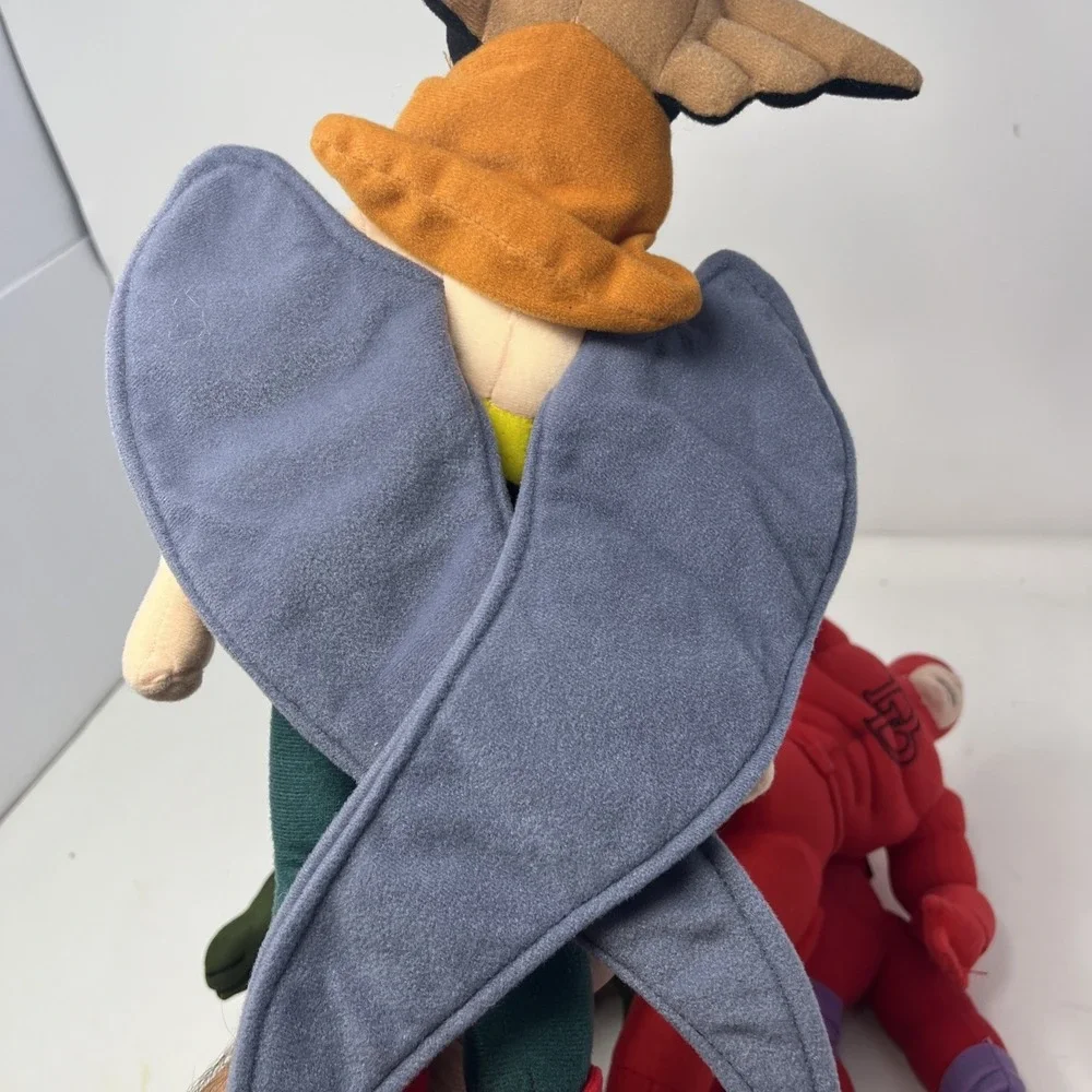 Vintage Marvel Comics Plush Lot 4 Green Goblin Hawk Girl Daredevil Magneto Doll